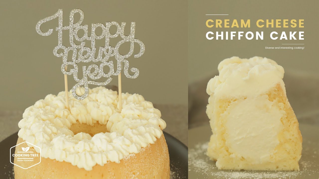 Cream cheese Chiffon cake Recipe