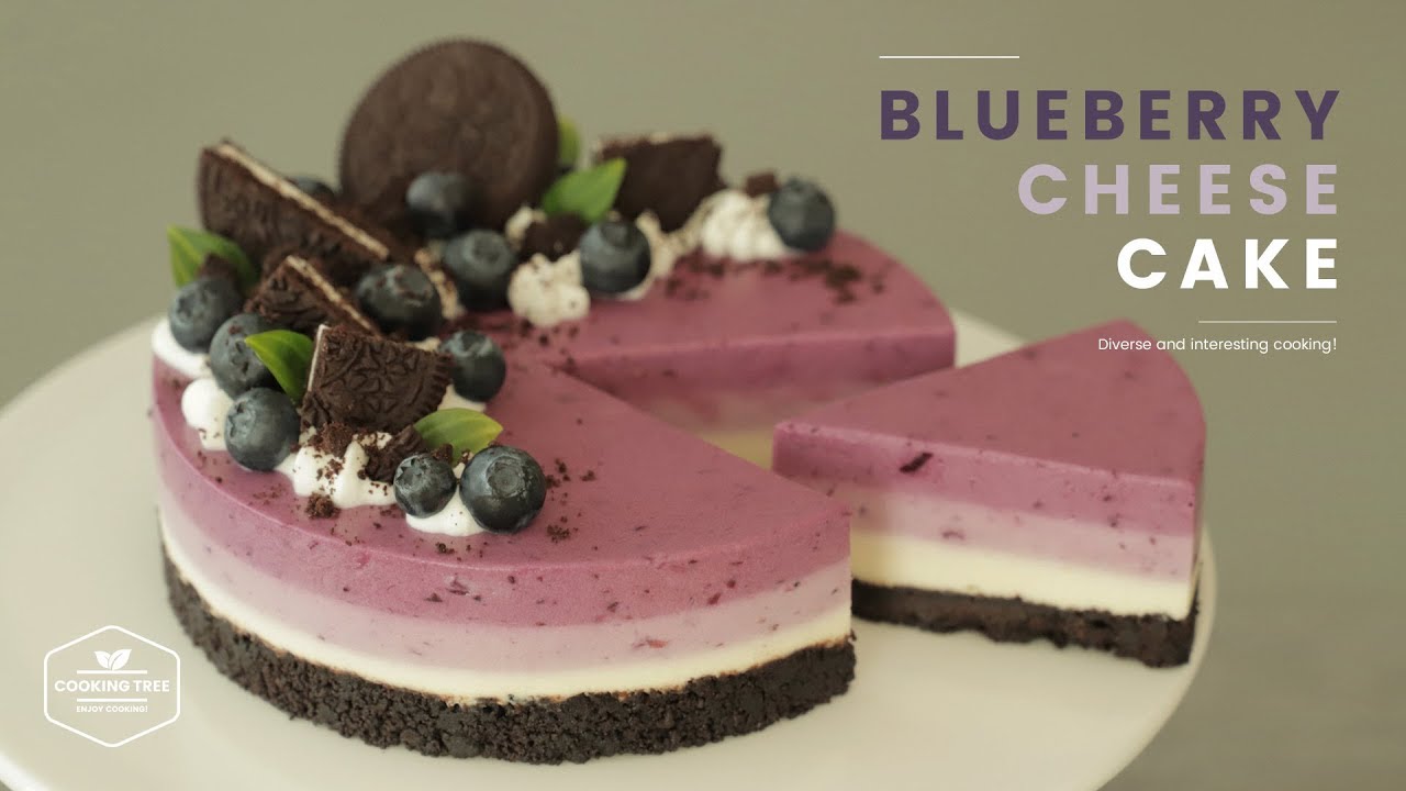 No-Bake Oreo Blueberry Cheesecake