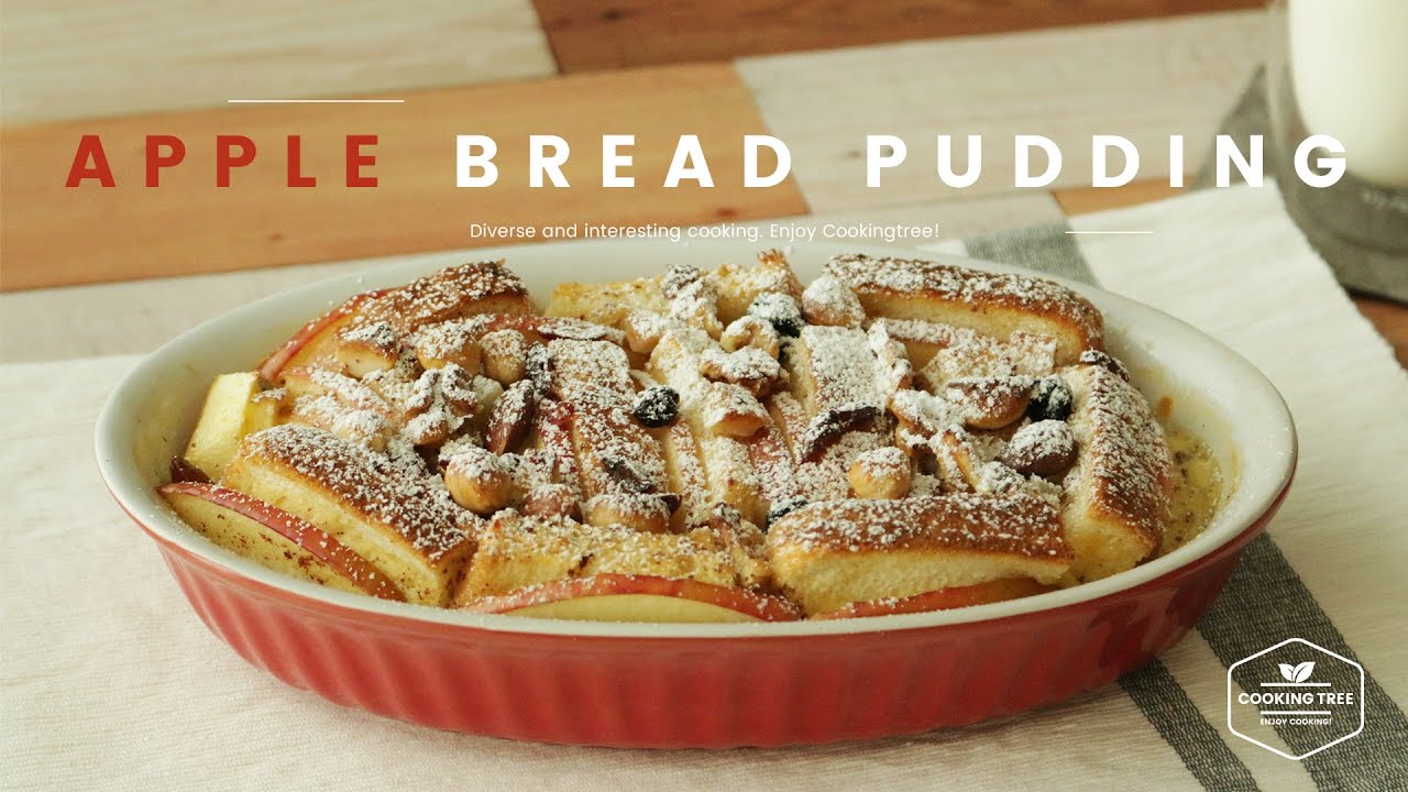 How to make Apple bread pudding