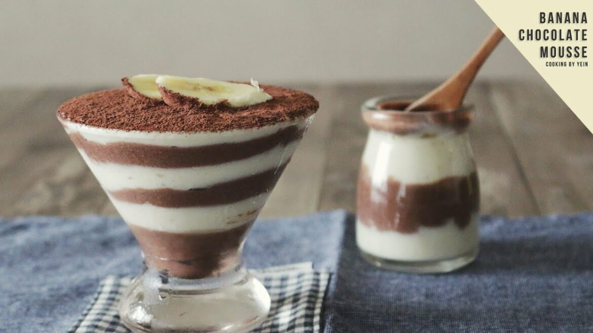 No-oven)Banana Chocolate Mousse