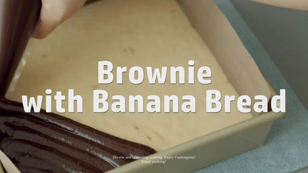 Brownie with Banana Bread Recipe Cooking tree