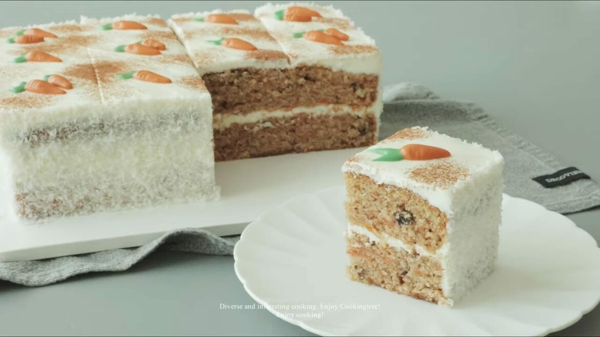 Carrot Cake with Cream Cheese Frosting Recipe Cooking tree