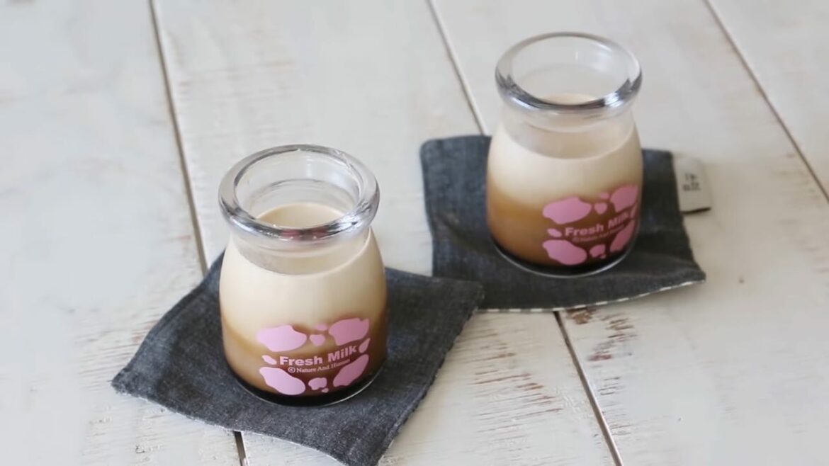 Hand Drip Coffee pudding Creamy Coffee jelly Recipe