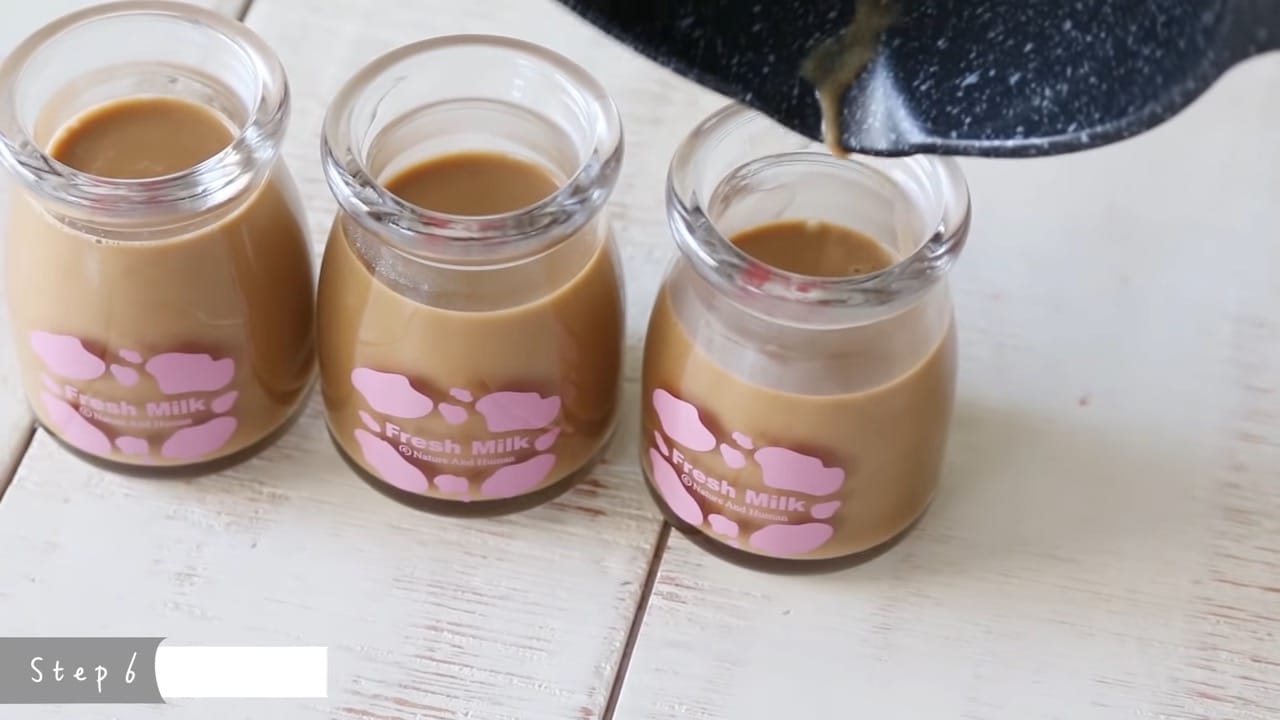 Hand Drip Coffee pudding Creamy Coffee jelly Recipe