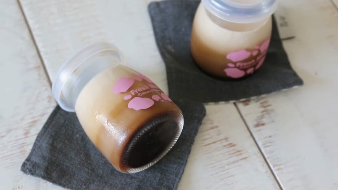 Hand Drip Coffee pudding Creamy Coffee jelly Recipe