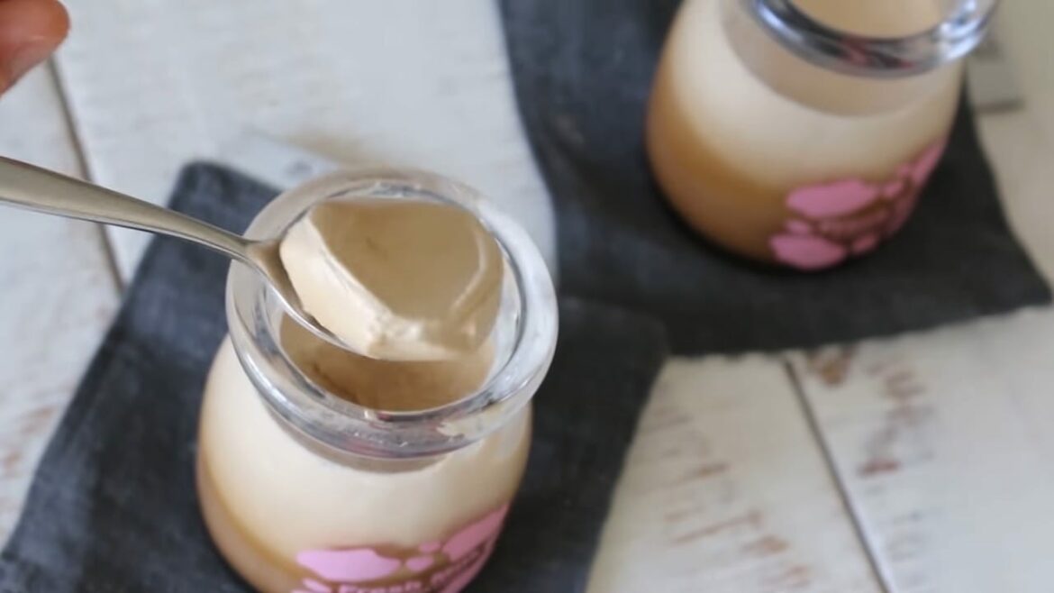 Hand Drip Coffee pudding Creamy Coffee jelly Recipe