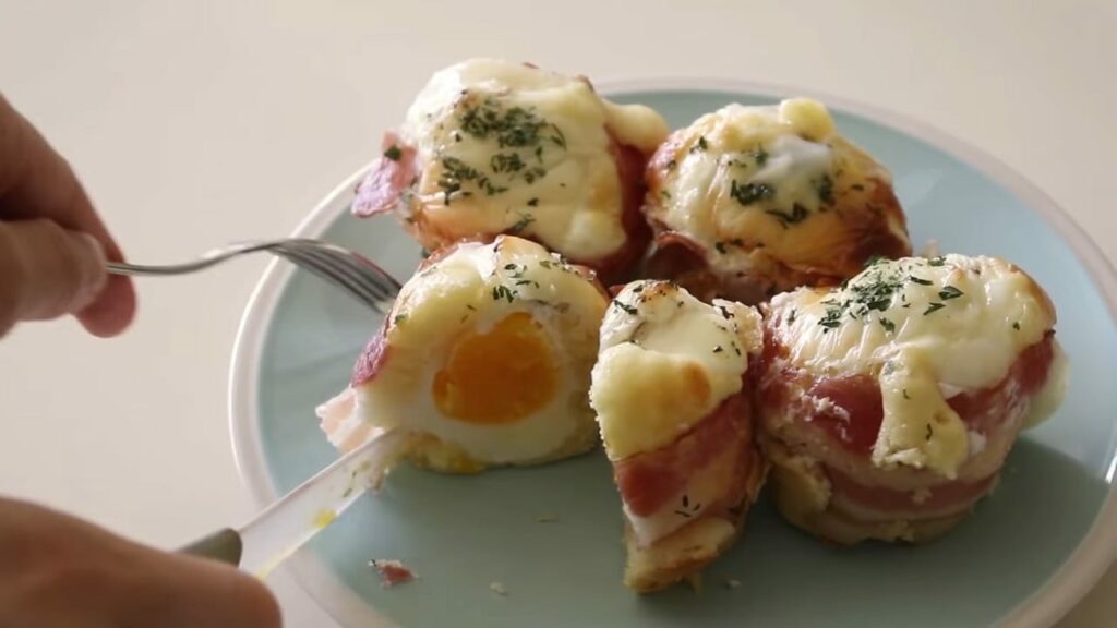 Egg Bread Baconegg muffin Recipe Cooking tree
