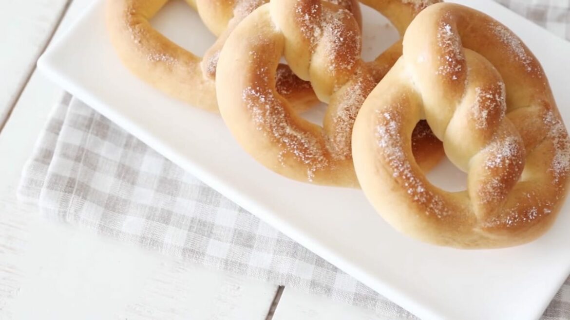 Home made Cinnamon Sugar pretzels Recipe Cooking tree