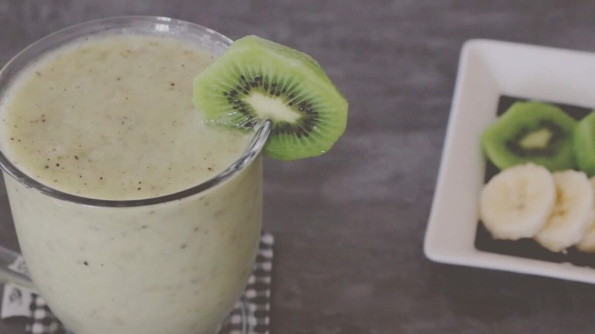 Kiwi Banana Smoothie recipe Cooking tree