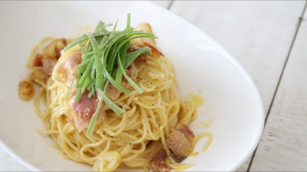 Spaghetti carbonara Recipe Cooking tree