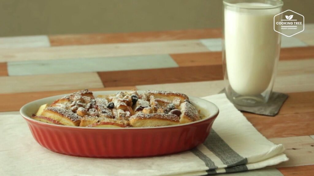 Apple bread pudding Cooking tree
