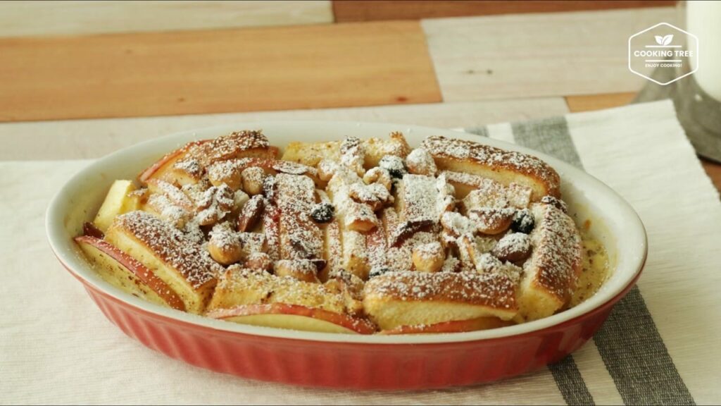 Apple bread pudding Cooking tree