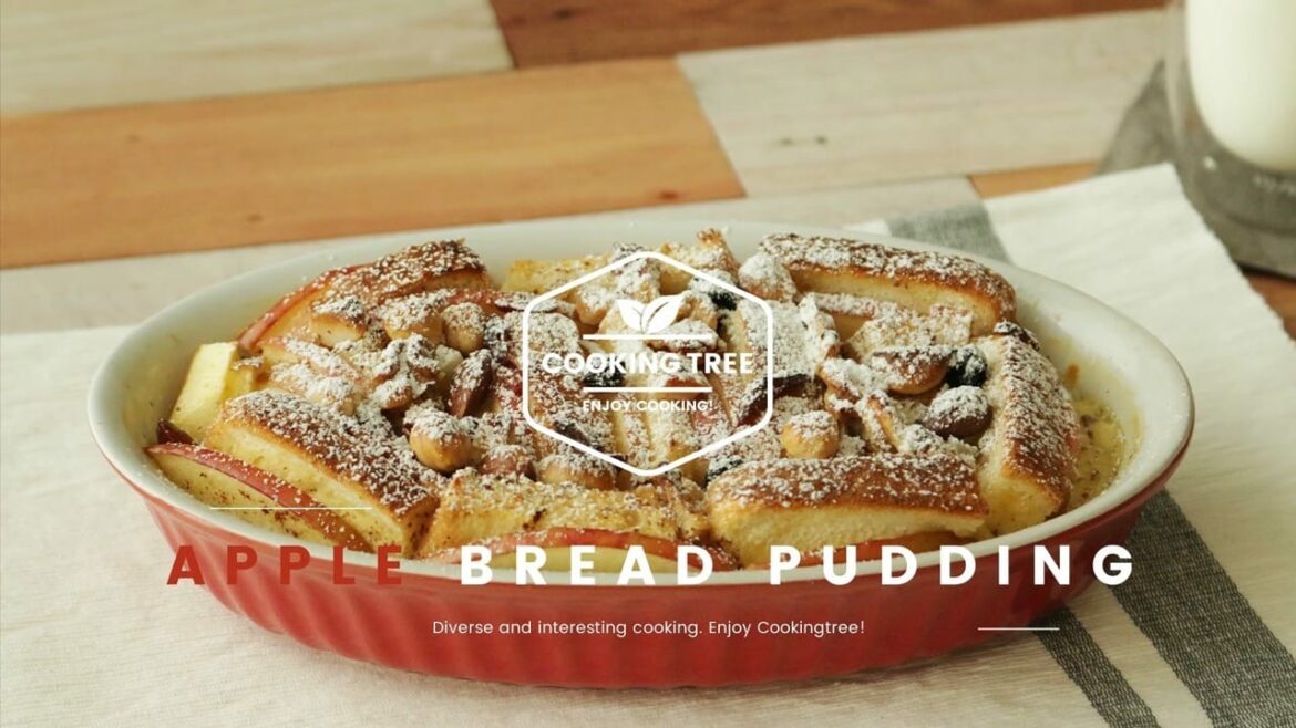 How to make Apple bread pudding