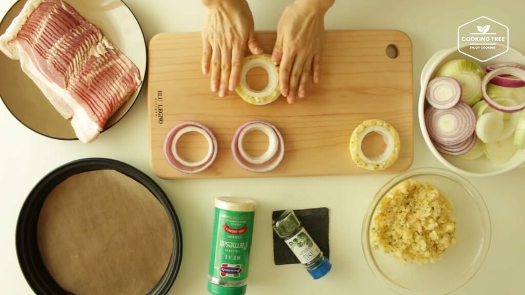 Bacon onion ring Cooking tree