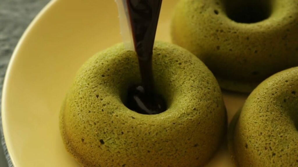 Baked matcha green tea doughnut Recipe Cooking tree