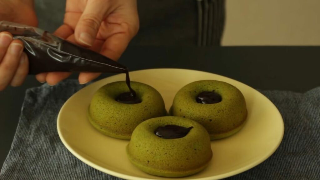 Baked matcha green tea doughnut Recipe Cooking tree