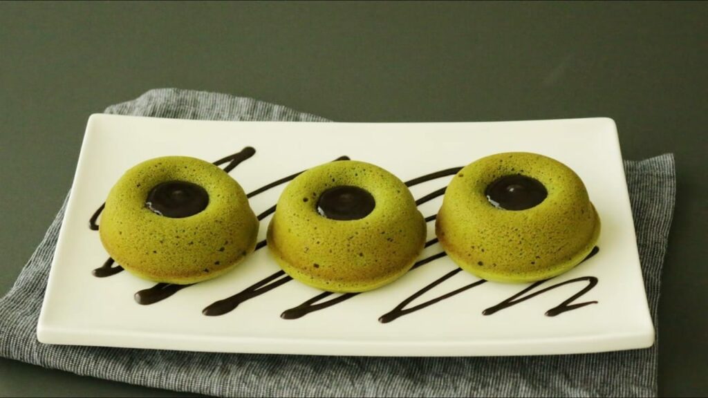 Baked matcha green tea doughnut Recipe Cooking tree