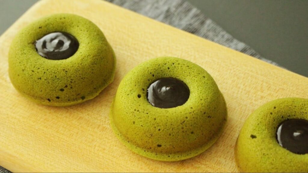 Baked matcha green tea doughnut Recipe Cooking tree