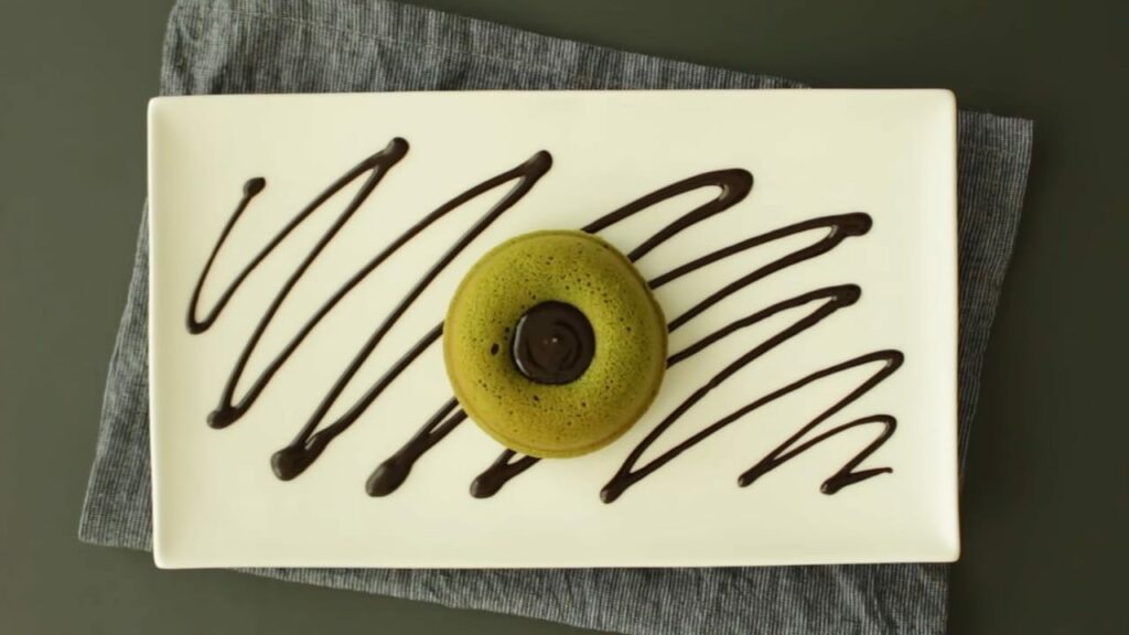 Baked matcha green tea doughnut Recipe Cooking tree