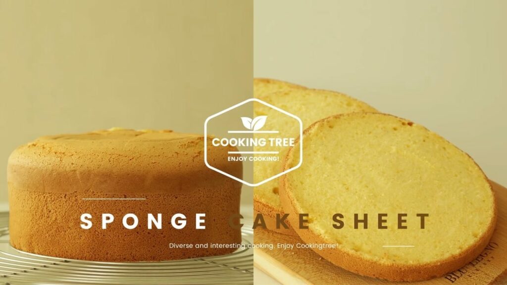 Basic Sponge cake sheet Recipe Genoise Cooking tree