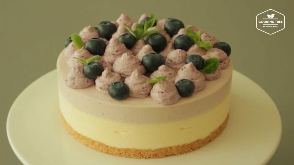 Blueberry Cream Cheese Mousse Cake Cooking tree