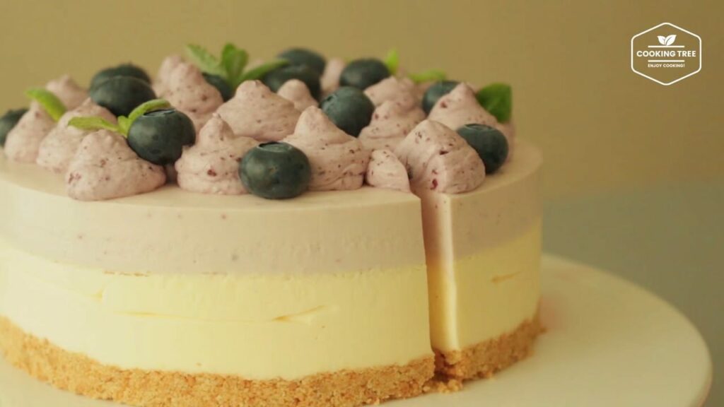 Blueberry Cream Cheese Mousse Cake Cooking tree