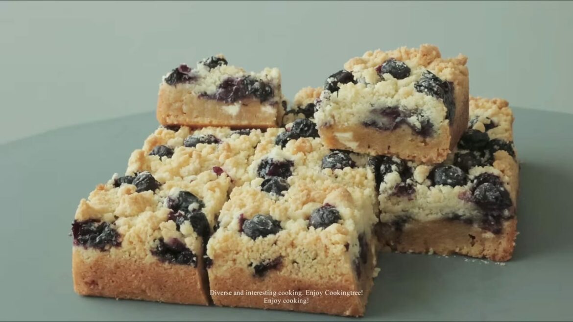 Blueberry Crumble Butter Cake Bar Recipe Cooking tree