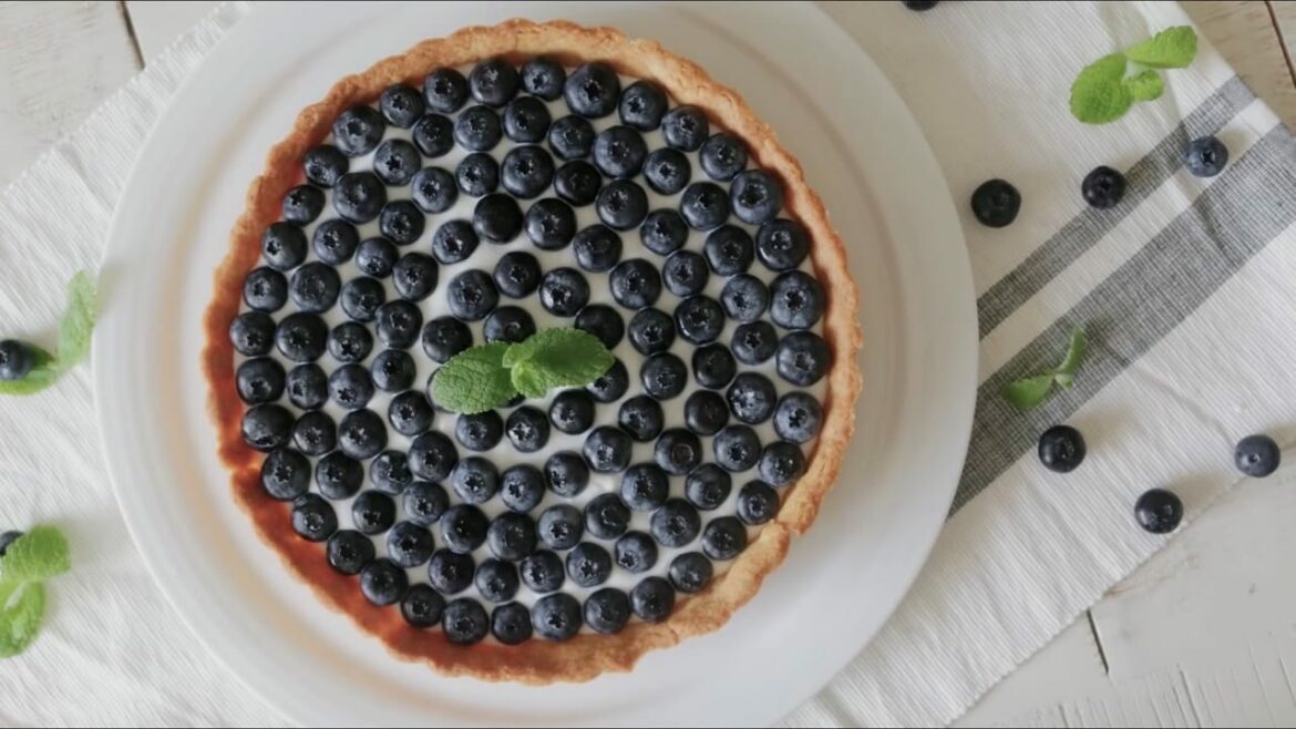 Blueberry Tart with Yoghurt cream Cooking tree Blueberry Tart with Yoghurt cream Cooking tree
