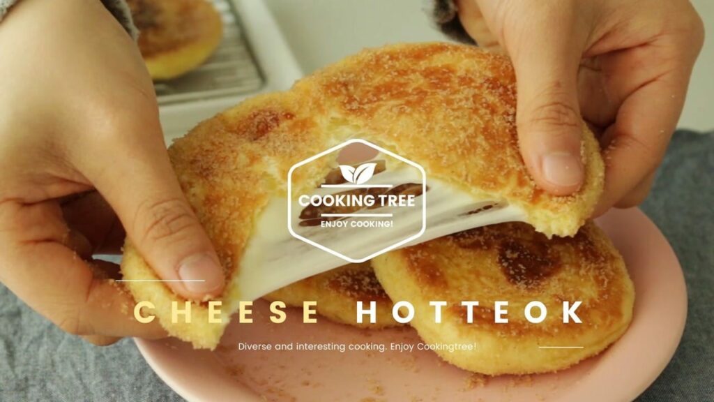 Cheese Hotteok Recipe korean pancake Cooking tree