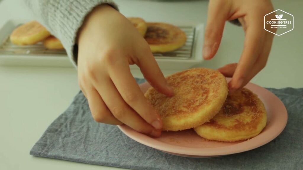 Cheese Hotteok Recipe korean pancake Cooking tree