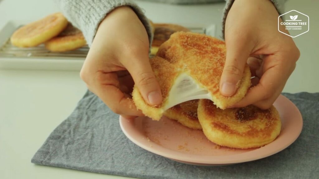 Cheese Hotteok Recipe korean pancake Cooking tree