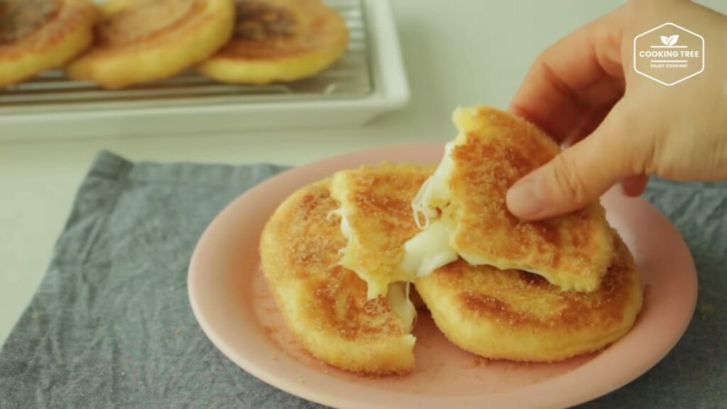 Cheese Hotteok Recipe korean pancake Cooking tree
