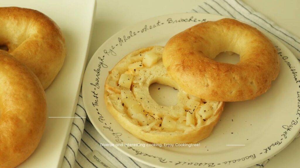 Cheese Potato Bagel Cookingtree