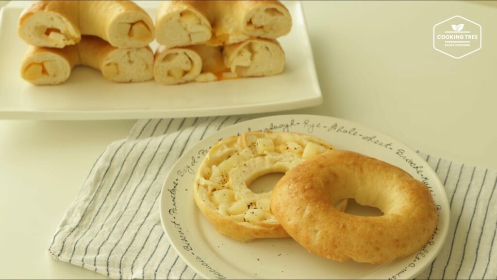 Cheese Potato Bagel Cookingtree