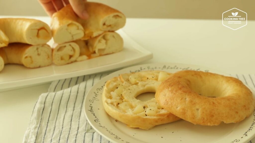 Cheese Potato Bagel Cookingtree