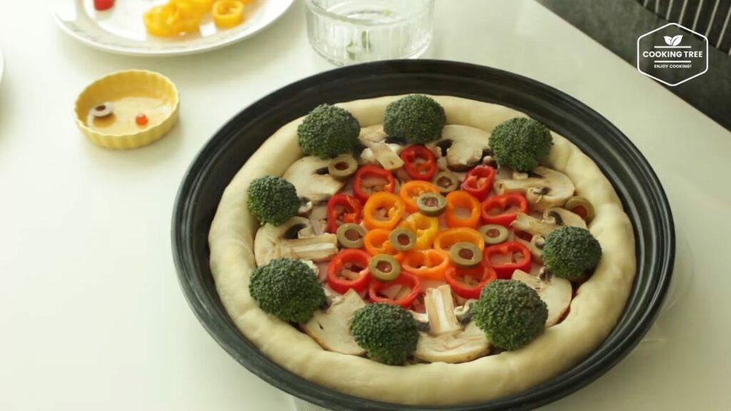 Cheese Stuffed Crust Pizza Cooking tree