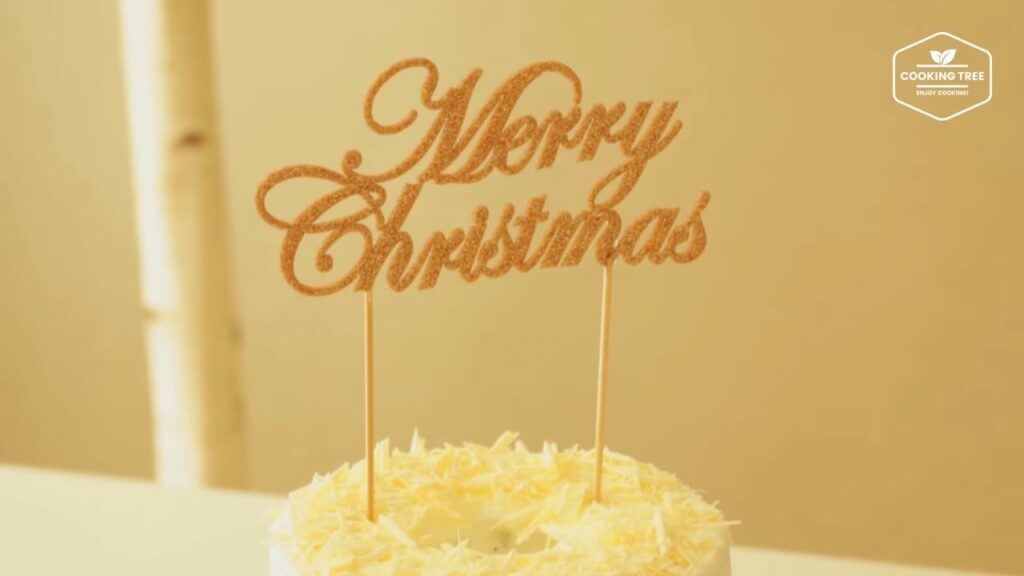 Christmas chocolate chiffon cake Cooking tree