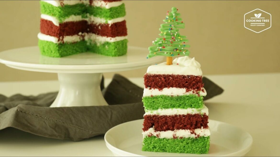 Christmas yogurt cream cake Cooking tree Christmas yogurt cream cake Cooking tree