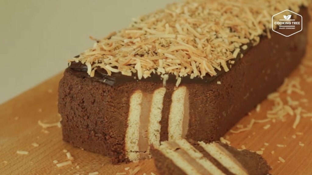 Coconut chocolate biscuit cake Cooking tree