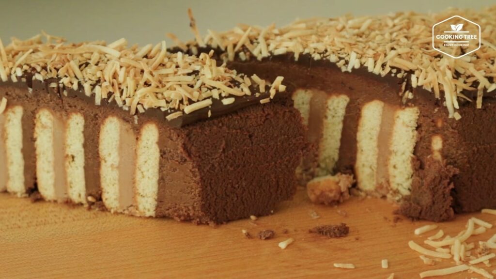 Coconut chocolate biscuit cake Cooking tree