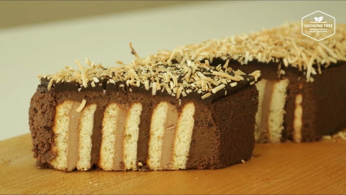 Coconut chocolate biscuit cake Cooking tree Coconut chocolate biscuit cake Cooking tree