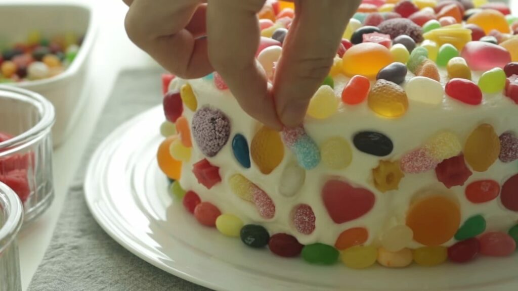 Colorful Jelly Cake Cream cake Cooking tree