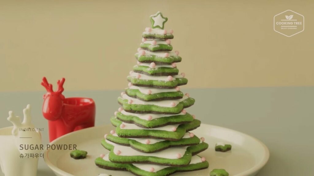 Cookie christmas tree Cooking tree