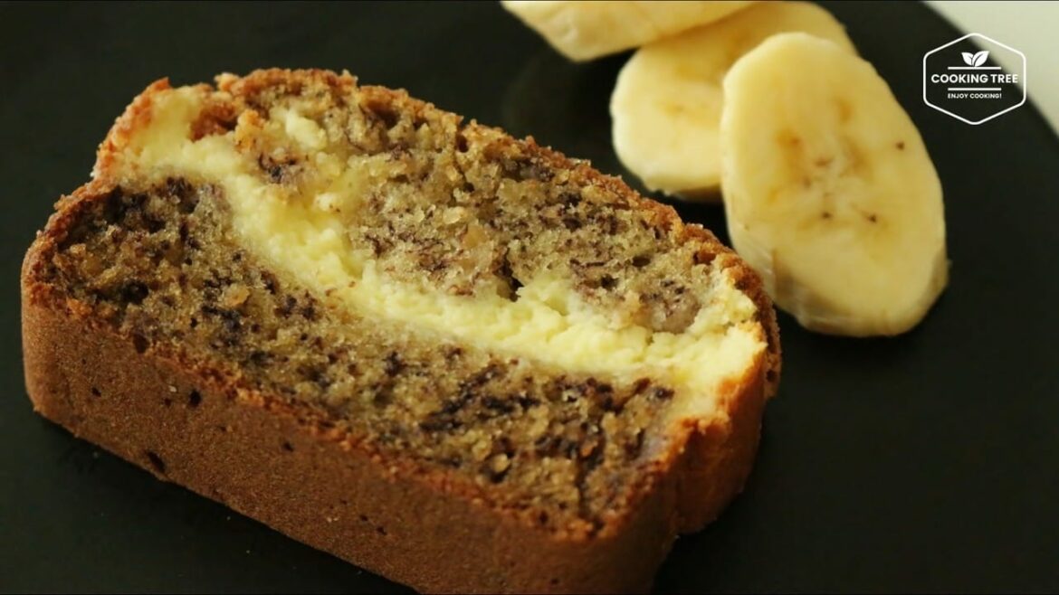 Cream Cheese Filled Banana Bread Recipe Cooking tree Cream Cheese Filled Banana Bread Recipe Cooking tree