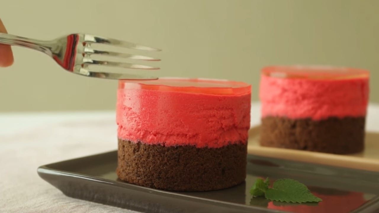 How to make Cream Cheese Mousse Cake Choco Cheesecake