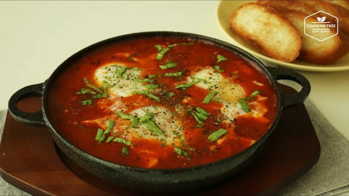 Easy Shakshuka Eggs in Hell Recipe Cooking tree