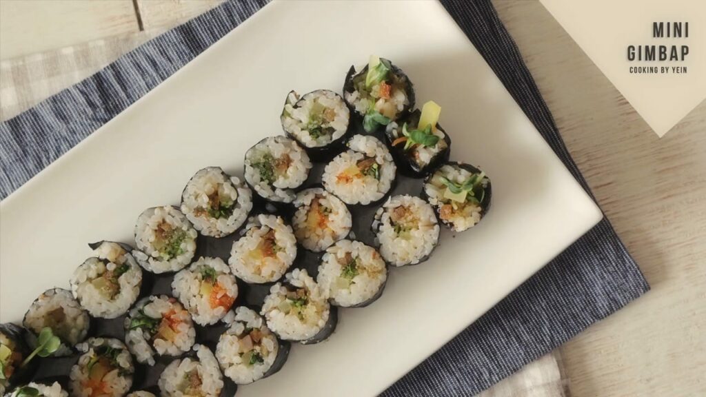 Flying Fish Roe Mini Gimbap Kimbap Cooking tree