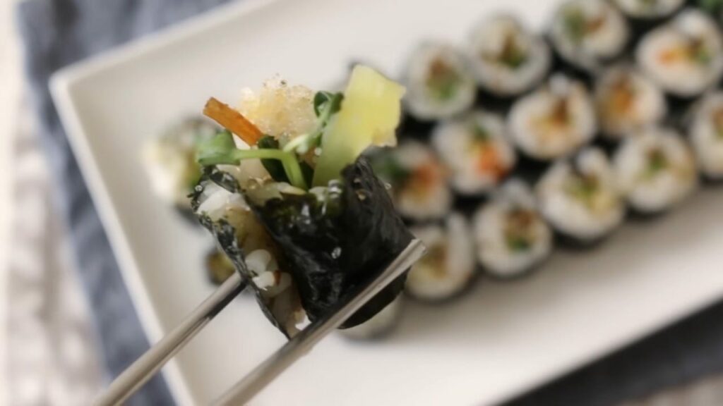 Flying Fish Roe Mini Gimbap Kimbap Cooking tree