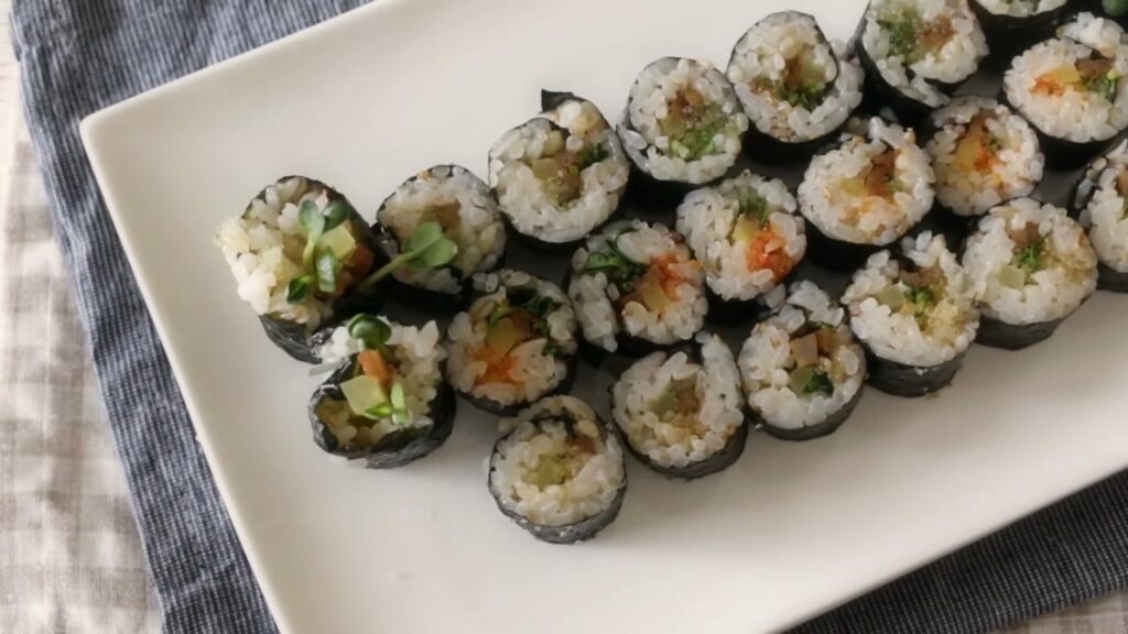 Flying Fish Roe Mini Gimbap Kimbap Cooking tree
