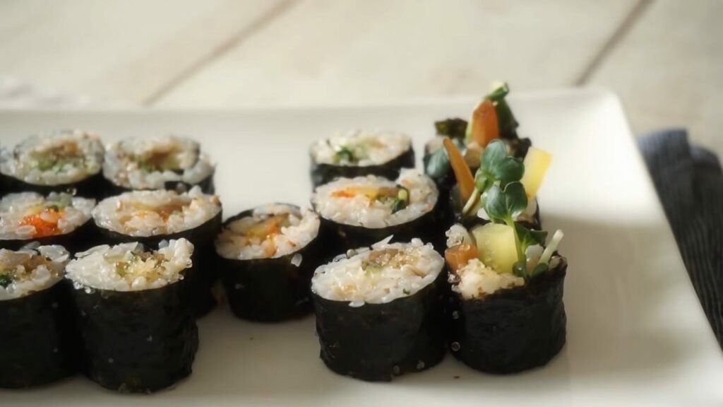 Flying Fish Roe Mini Gimbap Kimbap Cooking tree